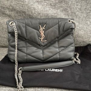 Saint Laurent Lou puffer lambskin size small